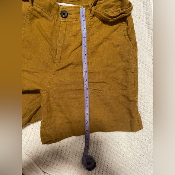 Brown linen shorts - Picture 11 of 12